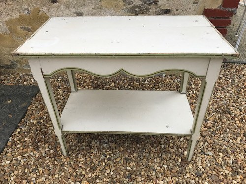 old french side table